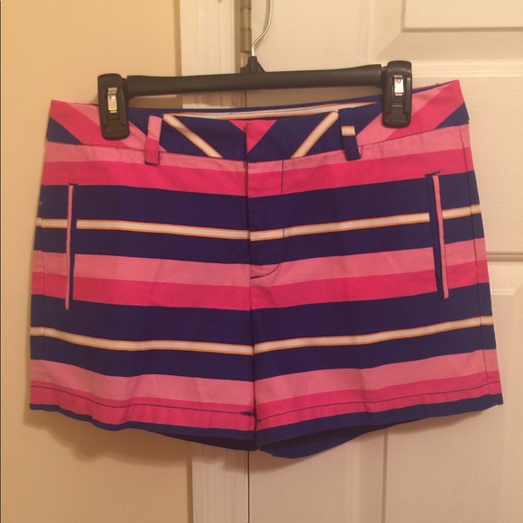 STYLUS Pants - Stylus Shorts Sz 8 Stripes